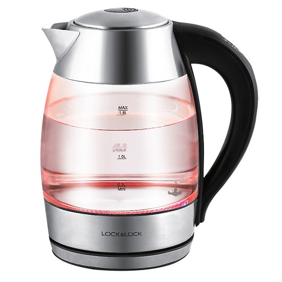 Ấm Điện Thủy Tinh Siêu Tốc Có Điều Chỉnh Nhiệt Độ Lock&Lock EJK341 (1.8L) – Hàng chính hãng